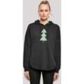 Kapuzenpullover F4NT4STIC "Merry Christmas Weihnachten", Damen, Gr. M, schwarz, Obermaterial: 100% Baumwolle, casual, oversize, Pullover, Print