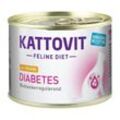 KATTOVIT Feline Diet Nassfutter Katze Diabetes Adult Huhn 12x185 g