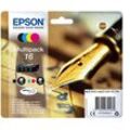 Original Epson Workforce WF-2110 W (C13T16264012 / 16) Druckerpatrone Schwarz,Cyan,Magenta,Gelb