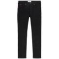 TOM TAILOR DENIM Herren Piers Slim Superstretch Jeans, schwarz, Logo Print, Gr. 28/32