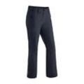 Skihose MAIER SPORTS "Ronka" Gr. 19, Kurzgrößen, blau (dunkelblau) Damen Hosen Schneehose, wind- und wasserdicht, 2 RV-Taschen, Regular Fit