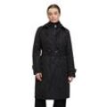 Trenchcoat BETTY BARCLAY "Betty Barclay 4 in 1 Jacke mit Funktion" Gr. 36, schwarz Damen Mäntel