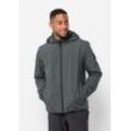 Outdoorjacke JACK WOLFSKIN "TEXTOR JKT M", Herren, Gr. L (52), grün (slate, grün), Hauptmaterial: 100% Polyamide; Futter: 100% Polyester (recycled); Füllung: 100% Polyester (recycled), Jacken