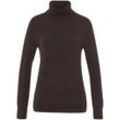 Rollkragen-Pullover aus 100% Premium-Kaschmir Peter Hahn Cashmere braun, 38