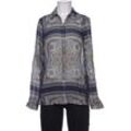 Emily van den Bergh Damen Bluse, blau, Gr. 36