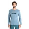 Icebreaker Merino Tech Lite II Langarmshirt Ski Fields - Mann - Astral Blue - Größe XL