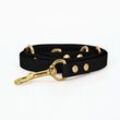 THE DOG IDEA Biothane Hundeleine Gold Schwarz