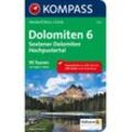 Kompass Karte N.5733: Dolomiten 6: Sextener Dolomiten, Hochpustertal