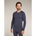 Icebreaker Merinomix 260 ZoneKnit™ Seamless Thermo-Langarmshirt - Mann - Graphite - Größe XL