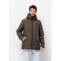 Funktionsjacke JACK WOLFSKIN "DEUTZER LONG JKT M" Gr. L (52), braun (cold, coffee) Herren Jacken