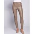 Maze Lederhose Damen, taupe