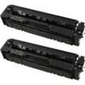 2 Ampertec Toner ersetzt HP CF400XD 201X schwarz