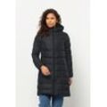 Daunenmantel JACK WOLFSKIN "LENAUPLATZ COAT W" Gr. L (42/44), grau (phantom) Damen Mäntel