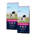 EUKANUBA Trockenfutter Hund Active Medium Breed Adult, mit Huhn 2x3 kg