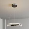 LED-Pendelleuchte Lyani in Chrom, dimmbar, 60 cm