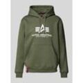 Hoodie mit Label-Print