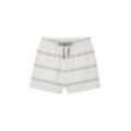 TOM TAILOR Damen Sweat-Shorts, grau, Streifenmuster, Gr. M/38