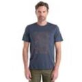 Icebreaker Merino 150 Tech Lite II T-Shirt Alpine Crossing - Mann - Graphite - Größe XL