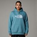 Kapuzensweatshirt THE NORTH FACE, Damen, Gr. 2X (50/52), blau (algae blau), Sweatware, Obermaterial: 80% Baumwolle, 20% Polyester, sportlich, Langarm Rippbündchen, Sweatshirts