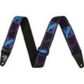 Fender Neon Monogrammed Strap Purple/Blue