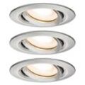 Paulmann Nova LED-Einbauspot, dimmbar, IP65, Eisen