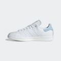 Sneaker ADIDAS ORIGINALS "STAN SMITH" Gr. 37, weiß (cloud weiß, silber metallic, clear sky), Leder, Schuhe