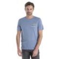 Icebreaker Merino 150 Tech Lite II T-Shirt Aotearoa - Mann - Kyanite - Größe XL