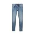 TOM TAILOR DENIM Herren Piers Slim Jeans, blau, Uni, Gr. 32/34