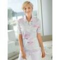 Poloshirt CASUAL LOOKS "Poloshirt" Gr. 54, bunt (bunt, bedruckt) Damen Shirts