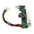 StarTech.com PCI Express Schnittstellenkarte für PCI Low Profile Adapter Karte - 1 x PCI-e (Stecker) 1 x PCI (Buchse) - PCIe x1-zu-PCI-Steckplatzadapter