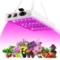 2000 W LED-Wachstumslicht für Zimmerpflanzen, 312 LEDs, Vollspektrum, Gemüse und Blüte, Doppelschalter, IP65, wasserdicht, hängende