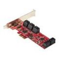 StarTech.com PCIe SATA Controller Karte - 10 Port SATA 3 Erweiterungskarte/Kontroller - 6Gbit/s - Full- und Low-Profile Blende - PCI Express Festplatten kontroller/Adapter (10P6G-PCIE-SATA-CARD) - Speicher-Controller - SATA 6Gb/s - PCIe 2.0 x2