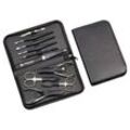 Hans Kniebes Sonnenschein Manicure-Etuis Manicure-Etui, Nappa-Vollrindleder schwarz, rostfrei