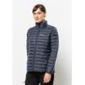 Daunenjacke JACK WOLFSKIN "PACK & GO DOWN JKT W" Gr. XXL (48), blau (blues) Damen Jacken