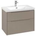 Villeroy und Boch Subway 3.0 Waschtisch-Unterschrank C57402VM 77,2x57,6x47,8cm, ohne LED/Griff monochrom, taupe