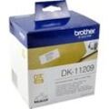 Brother PT Etiketten DK11209 weiss 29x62mm 800 St. Rolle