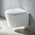 Duravit ME by Starck Wand Tiefspül WC 2530090000 weiss, spülrandlos, Compact