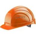 Schutzhelm EuroGuard I/79 4-G, Hochdruck-Polyethylen, DIN EN 397, orange, mit 4-Punkt-Gurtband, Belüftung