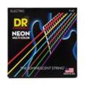 DR NMCE-9 Hi-Def Neon Multi-Color K3 Coated Electric Guitar Strings 9-42