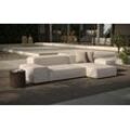 Ecksofa DESIGNWERK "Puzzle, Designsofa für Indoor und Outdoor, bequem, modular", beige (dune), B:315cm H:64cm T:180cm, 100% Polypropylen, Sofas, wasserabweisend und strapazierfähig