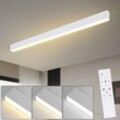 Gbly - Deckenlampe led Deckenleuchte Wohnzimmer - 25W Wohnzimmerlampe Modern 80CM Lang Büro Deckenbeleuchtung Bürolampe Decke Dimmbar mit