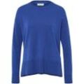 Rundhals-Pullover include blau