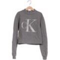 Calvin Klein Jeans Damen Sweatshirt, grau, Gr. 34