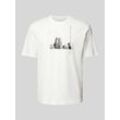 T-Shirt mit Label-Print Modell 'NewYork Building'