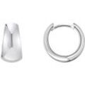 Paar Creolen THOMAS SABO "Schmuck Silber 925 Ohrringe Trapezform, CR740-001, CR740-413", silber (silberfarben), Ohrringe, Damen, Silber 925 (Sterlingsilber)