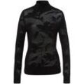 Feinstrick-Pullover Stehkragen BASLER schwarz, 44