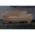 2,5-Sitzer CALIA ITALIA "Glamour, italienisches Designsofa mit entspannendem Sitzkomfort", braun (café), B:206cm H:79cm T:94cm, Sofas, toller Designfuß