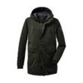 Parka KILLTEC "KOW 115 MN PRK" Gr. XL, grün (olivgrün), Herren, Obermaterial: 100% Polyester (recycelt), Innenfutter: 100% Polyester, Jacken