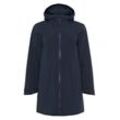 Parka JACK WOLFSKIN "Große Größen", Damen, Gr. 40, blau (nachtblau), Obermaterial: 100% Polyester;Futter: 100% Polyester, unifarben, casual, figurumspielend lang, Jacken, Wasserdicht dank getapter Nähte