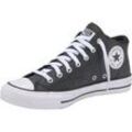 Sneaker CONVERSE "CHUCK TAYLOR ALL STAR MALDEN STREET", Gr. 44, schwarz-weiß (schwarz, weiß), Synthetik, sportlich, Schuhe Sneaker high Sneakerboots Skaterschuh